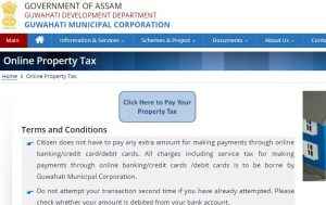Guwahati Property Tax Online Payment