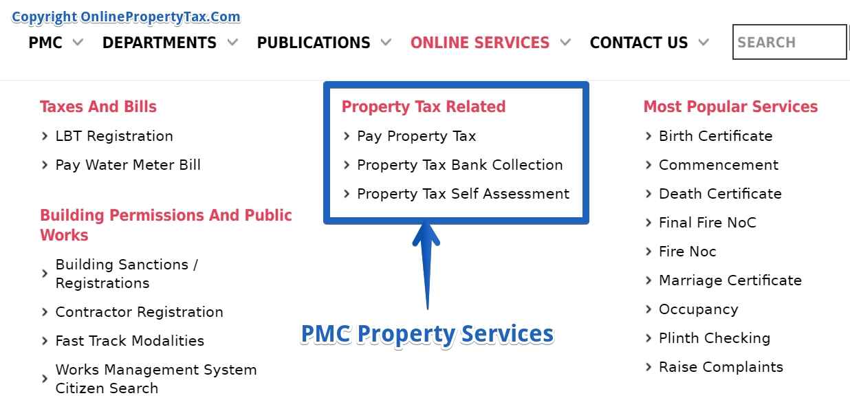 Pune Municipal Corporation Property Tax Services - 1